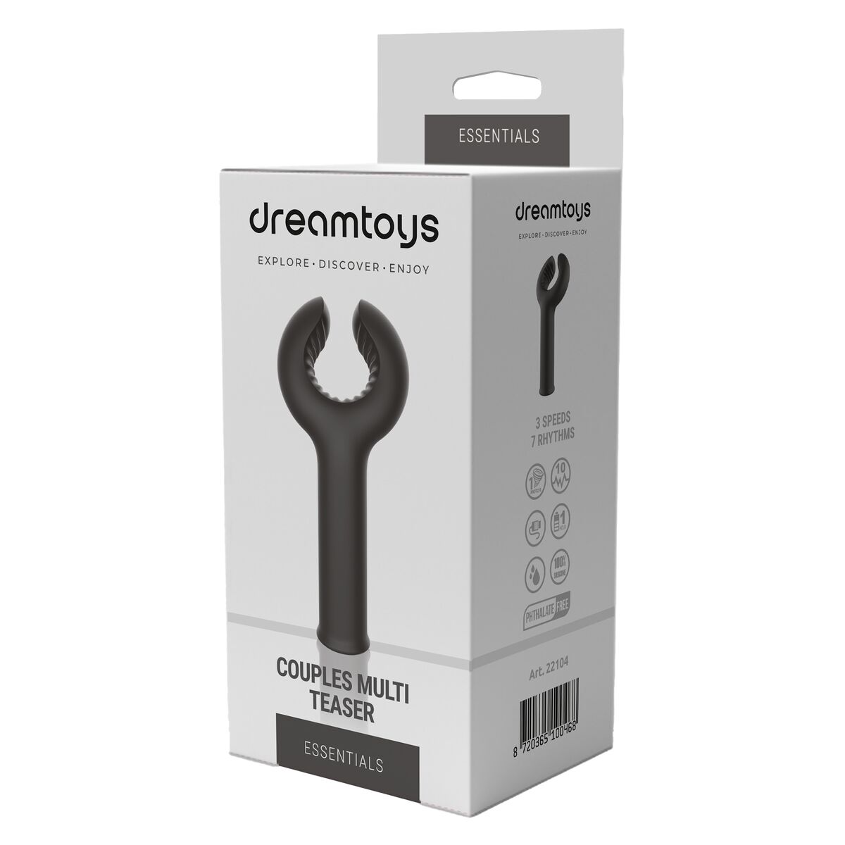 Aális Vibrátor Dream Toys Essentials Couples Multi Teaser Fekete